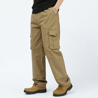Мъжки карго панталони летни ежедневни всички панталони Модни тъкани Дълги карго панталони с джобове
