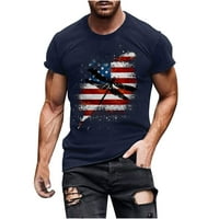 Джилгалисо мъжки ризи клирънс нова мода ежедневни Мъжки тениски печат спортни тениски ръкав кръгло деколте Блузи &