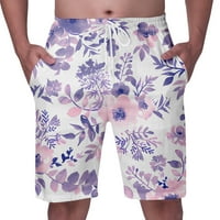 Летни мъжки хавайски къси панталони печат плаж ежедневна мода свободна дишаща мъже висококачествени спортни шорти бързо сухо