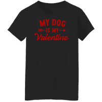 Графика Америка Ден на Свети Валентин кучета и котки животински празник любов Дамски Графичен тениска колекция