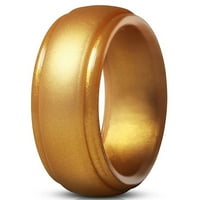 Мъже годежни пръстени ОКСИДИНСКИ Двойки сватбени кръгли каучукови пръстени
