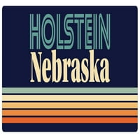 Holstein Nebraska винилов стикер стикер ретро дизайн
