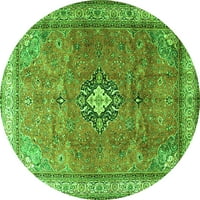 Ahgly Company Indoor Rectangle Персийски зелени традиционни килими, 2 '3'