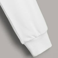 Дамски Пачуърк Дълъг ръкав Качулати Суитчъри джоб цип блуза тениска върховете Модерен Плюс размер Дамски дълъг ръкав върхове суитчър