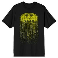 The Dark Knight Batman Cascading Logo Tee тениска тениска-xx-голяма