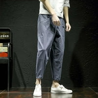 Мъжете от айомет джоги седем панталони летни ежедневни панталони Мъжки дишащи панталони