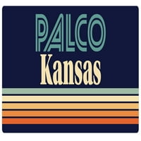 Palco Kansas Vinyl Decal Sticker Retro дизайн