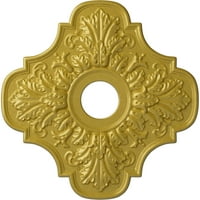 Екена мелница 3 4 од 1 8 ИД 1 п Пералта таван медальон, ръчно рисувано богато злато