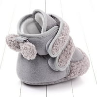 Нежно осветяване на обувки за деца бебе момичета и момчета топли обувки меки ботуши удобни ботуши малко дете затопляне домашни обувки сняг ботуши