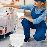 Подробна кофа за измиване, дренажна дупка удобна кофа за измиване на автомобила издръжлива многофункционална за домакинска кола