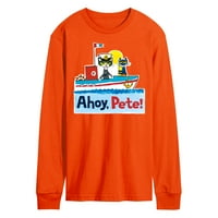 Pete the Cat - Ahoy Pete - Мъжки тениска с дълъг ръкав