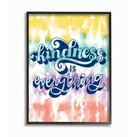 Добротата е всичко цитат над цветна боя за вратовръзка, проектирана от Лони Харис
