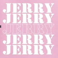Дивият Боби Джери Спрингър 90 телевизионен токшоу водещ Джери Джери Джери песнопение известни хора Унисе суитчър с качулка, светло розово, малък