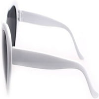 Слънчеви очила на модната праскова - модерни и привличащи очи - бяло