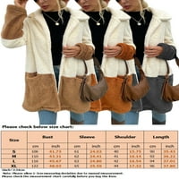 Glonme Shaggy Coat for Women Loos